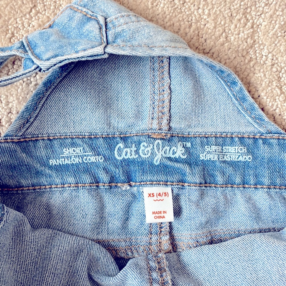 🐇 Size 4/5 Shortalls with Lace - Picture 5 of 8